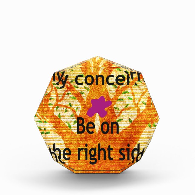 Rooted in Righteousness Baobab Vintage Perspective Award (Front)