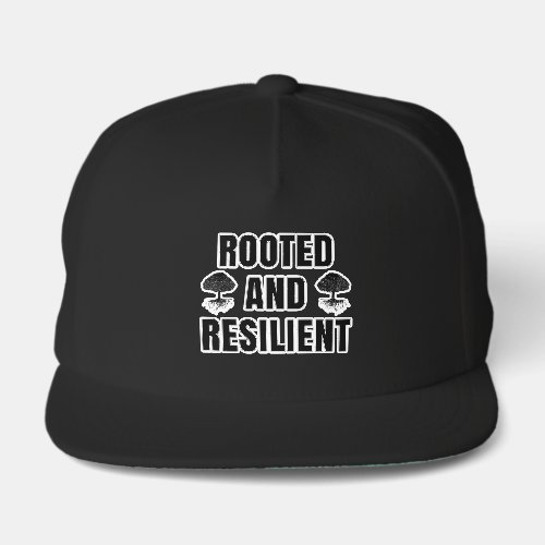 Rooted & Resilient Faith‑Driven Country Apparel Snap Back Hat