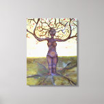 "Rooted" Tree Goddess Art Canvas Print