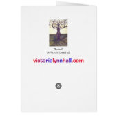"Rooted" Tree Goddess Art Card (Back)
