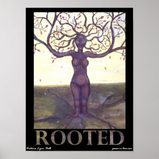 Rooted Tree Goddess Poster