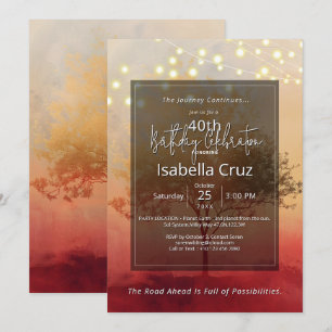Rooted Warmth   Minimal Design Invitation