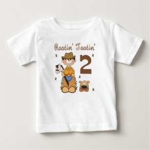 Rootin' Tootin' 2 Year Old Cowboy T-shirt
