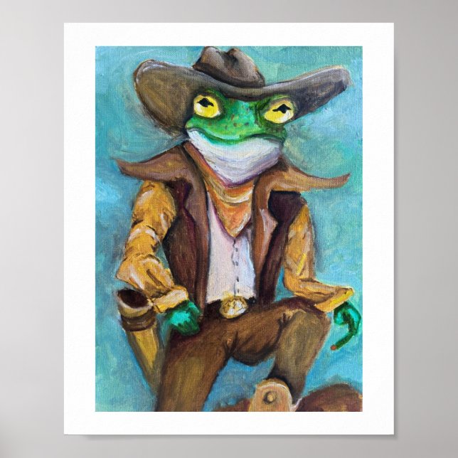 Rootin Tootin Frog Poster (Front)