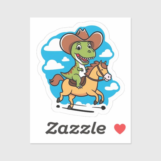  Rootin’ Tootin’ Rex Sticker (Sheet)