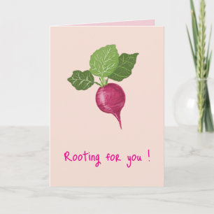 Rooting for you encouragement Card (Folded)