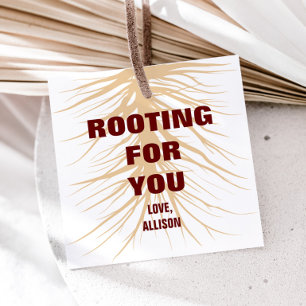 Rooting For You Gift Tag, Gardening Plant Root Favor Tags