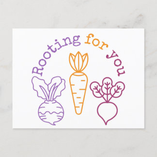 Rooting For You Postcard