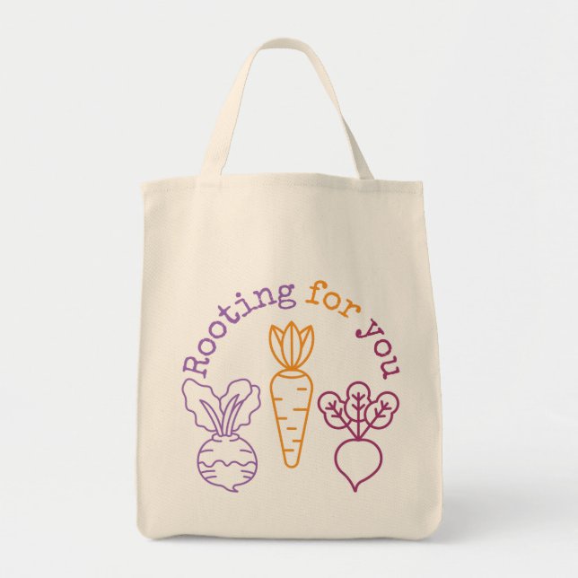 Rooting for you  tote bag (Front)