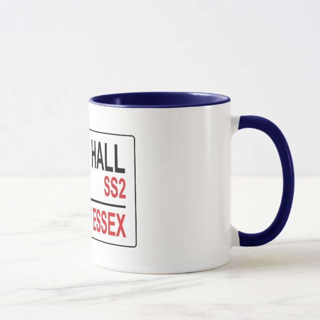 Roots Hall Sign Mug (Right)