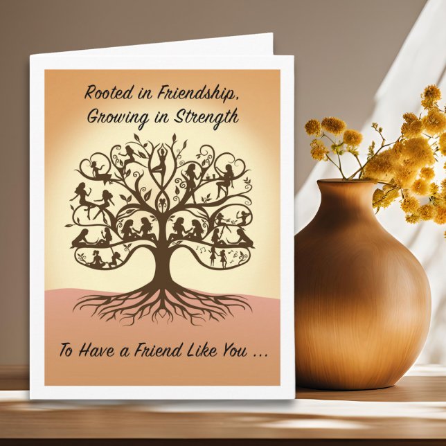Roots in Friendship Sisterhood Appreciation Card (Creator Uploaded)
