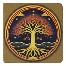 Roots in the Waters Tree of Life Trivet