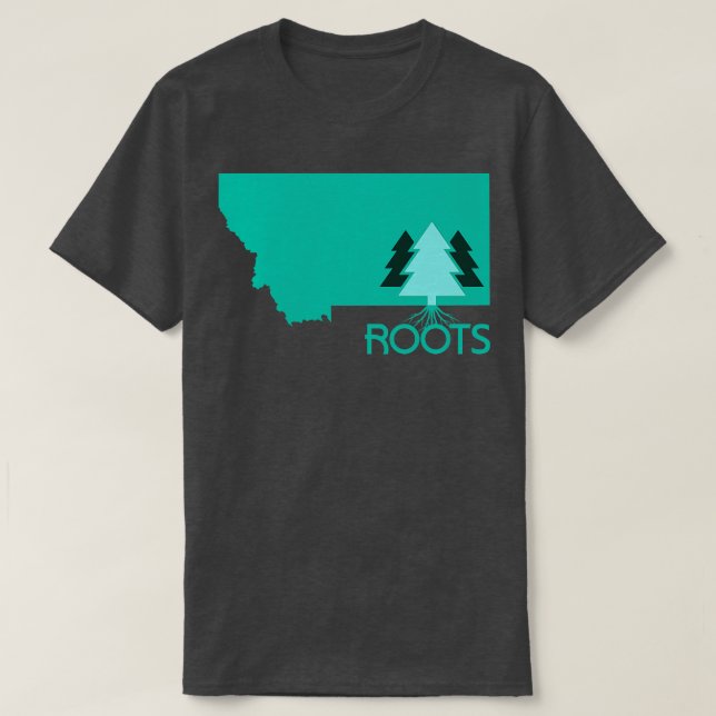 Roots Montana Modern T-Shirt (Design Front)