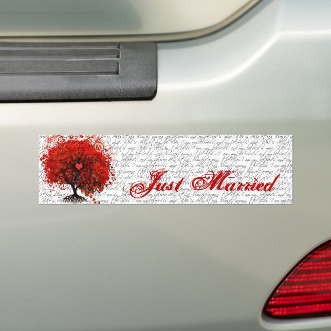 Roots of Love Bumper Sticker (On Car)