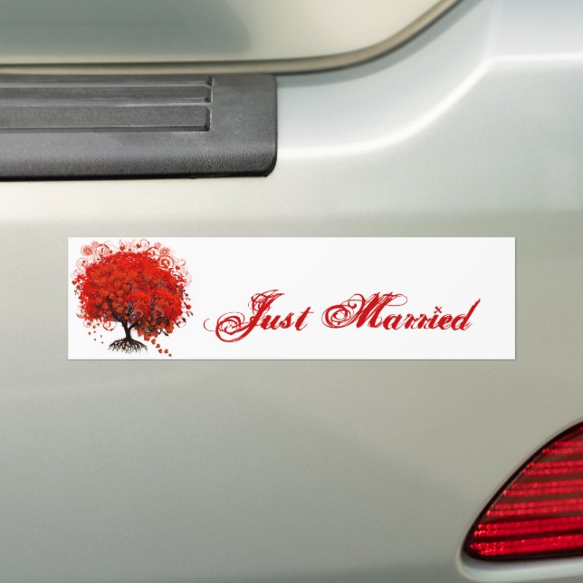 Roots of Love Bumper Sticker (On Car)