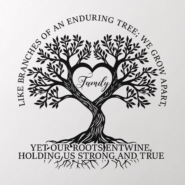 Roots of Love: Family Tree Wall Decal (Insitu 2)