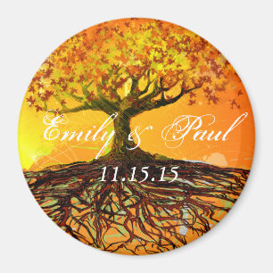 Roots of Love Save the Date Magnets