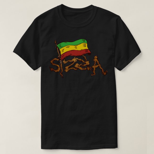 Roots Of Sizzla T-Shirt (Design Front)