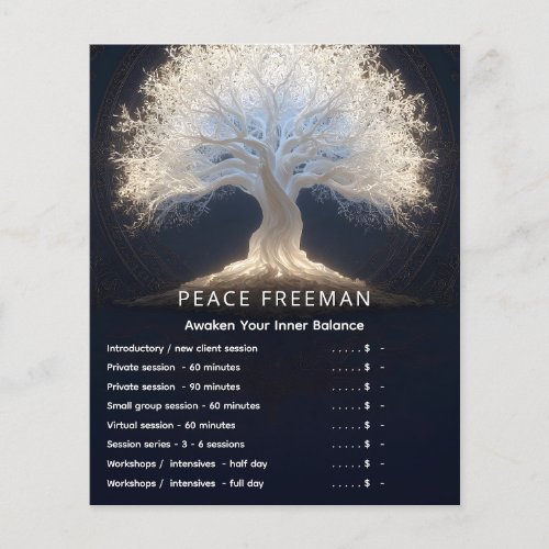 Roots of Starlight | Luminous Tree of Life Flyer