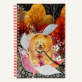 ROOTS OF THE HEART Chow Spiral Notebook