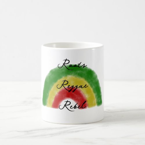 Roots Reggae Rebel Rainbow Coffee Mug