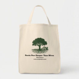 Roots Run Deeper Than Wires Tote Bag