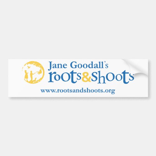 Roots  Shoots Bumpersticker Bumper Sticker