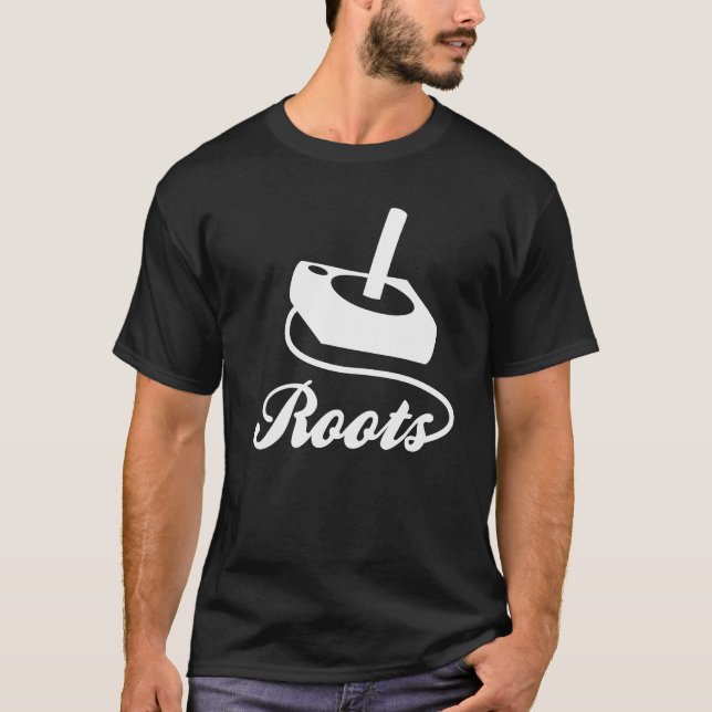 Roots Tee, Retro Controller, BLK T-Shirt (Front)