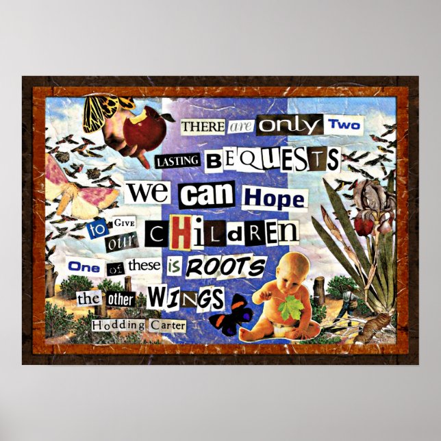 Roots & Wings collage Poster (Front)