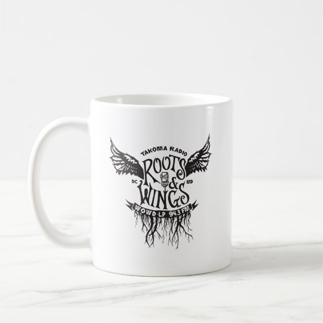 Roots & Wings logo Coffee Mug (Left)