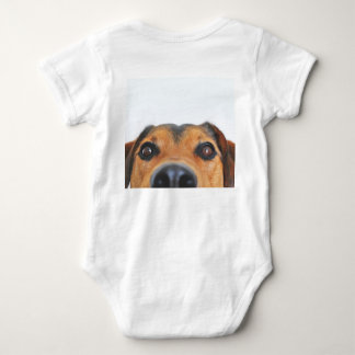 ropa de bebé con imágenes de perro baby bodysuit