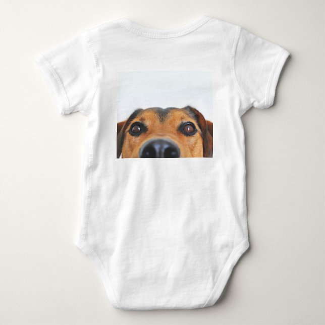 ropa de bebé con imágenes de perro baby bodysuit (Back)