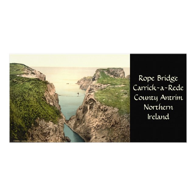 Rope Bridge, Carrick-a-Rede, County Antrim Card (Front)