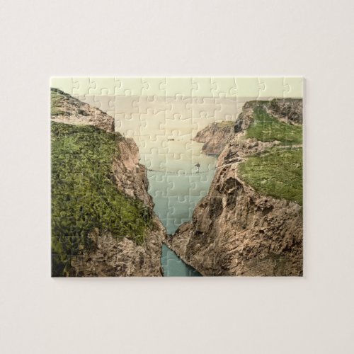 Rope Bridge Carrick_a_Rede County Antrim Jigsaw Puzzle