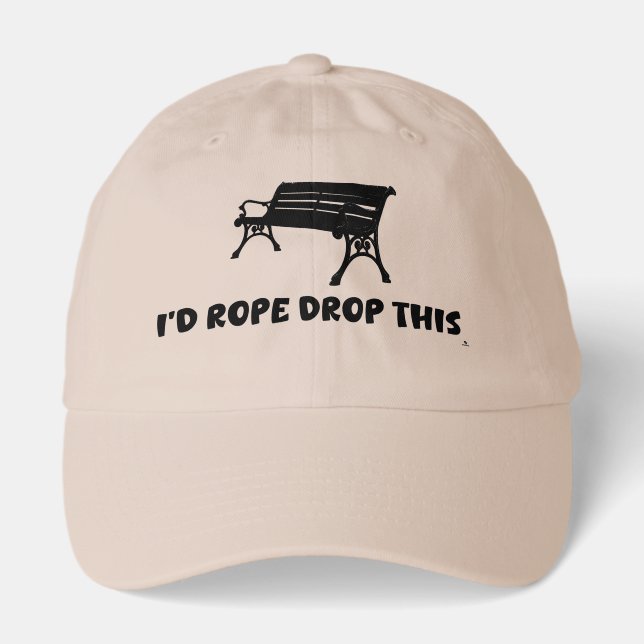 Rope Drop This Epic Theme Park Humor Hat (Front)