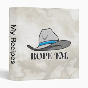 Rope 'Em Western Rodeo Binder