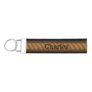 Rope Look Personalized Wrist Key Chain