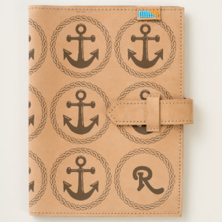 Rope N Anchor Monogrammed Journal