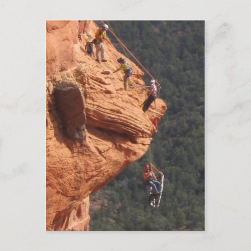 Rope Rescue in Red Rock Country Postcard