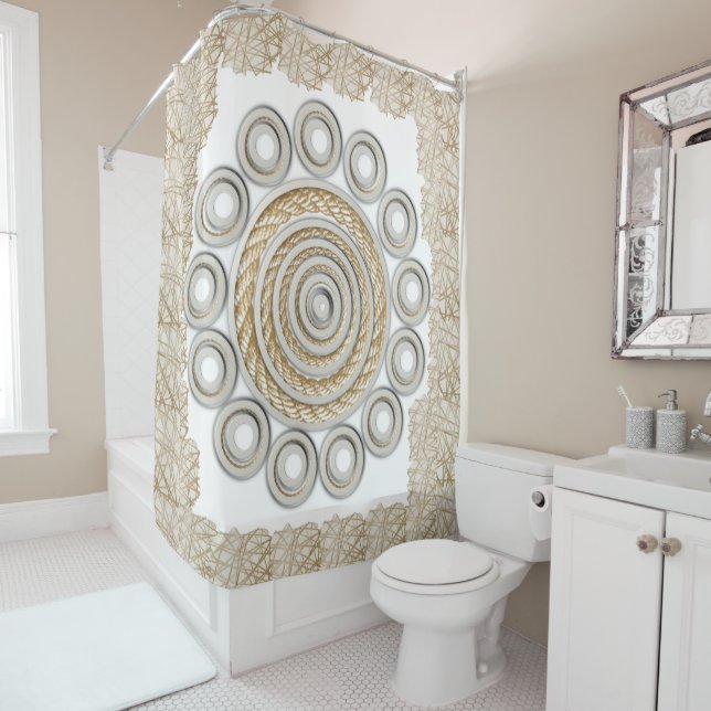 Rope Shower Curtain (In Situ)