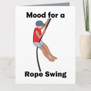 Rope Swing Mood Good Vibes Card