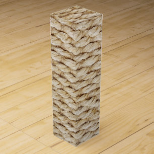 Rope Weave Pattern Wine Box
