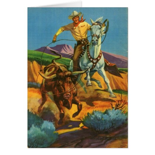 Roping a Steer Cards (Front)