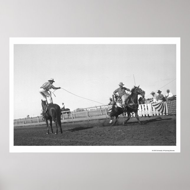 Roping horse poster (Front)