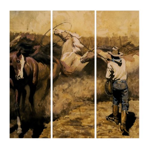 Roping Palomino Western Art by Maynard Dixon