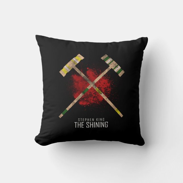 Roque Mallet Throw Pillow (Front)