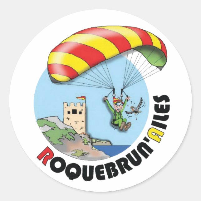 Roquebrun'Ailes logo sticker (Front)