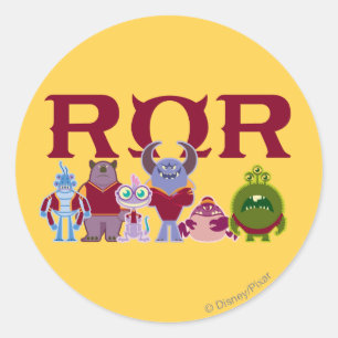 ROR - Scare Students Classic Round Sticker