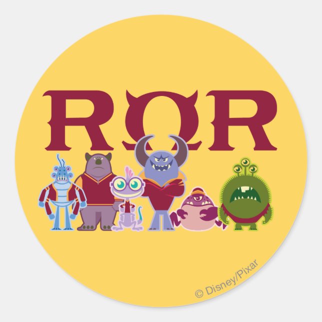 ROR - Scare Students Classic Round Sticker (Front)