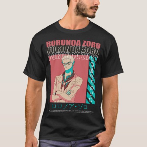 Roronoa Zoro Gentle One Piece T_Shirt